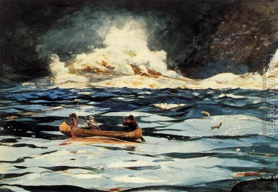 Winslow Homer : Under the Falls, The Grand Discharge